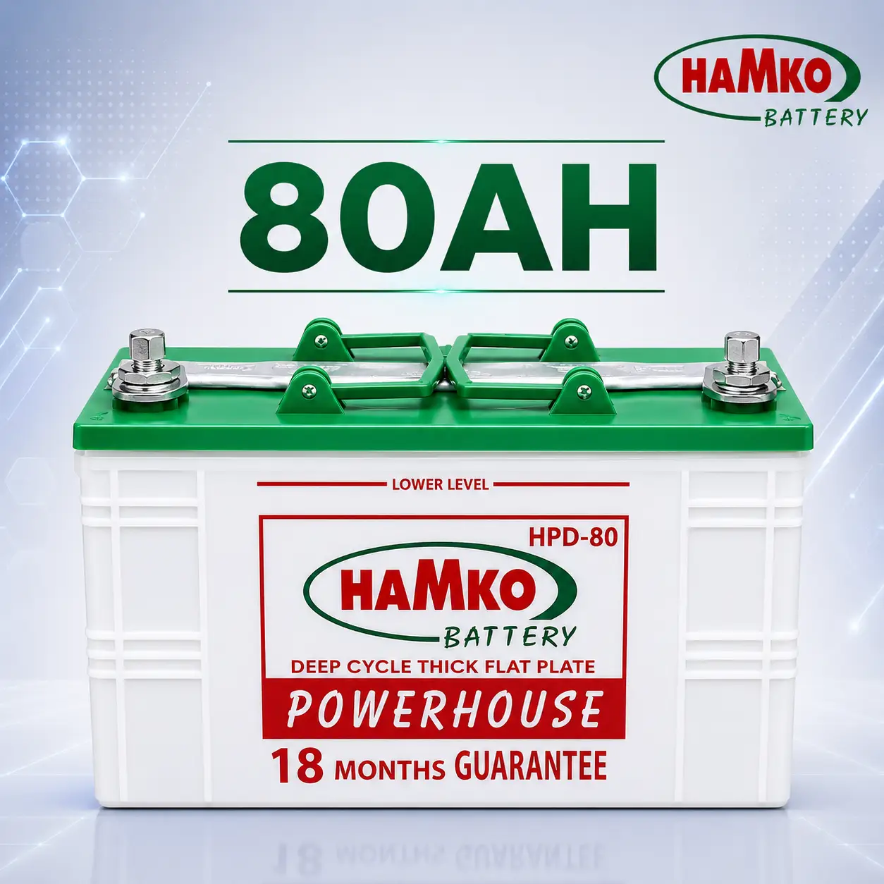Hamko HPD-80 12V 80Ah IPS Battery Price in Bangladesh
