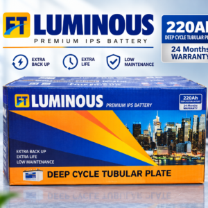 Luminous 220Ah Tubular Battery 12V IPS & Solar Battery Price in Bangladesh